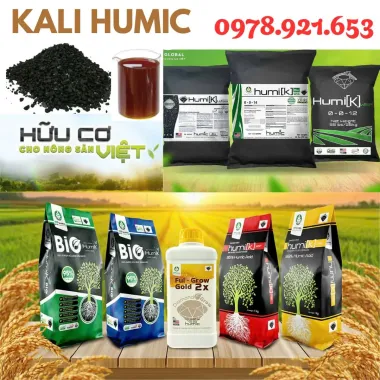 KALI HUMIC, ĐẠM CÁ, RONG BIỂN, PHÂN HỮU CƠ HUMIC