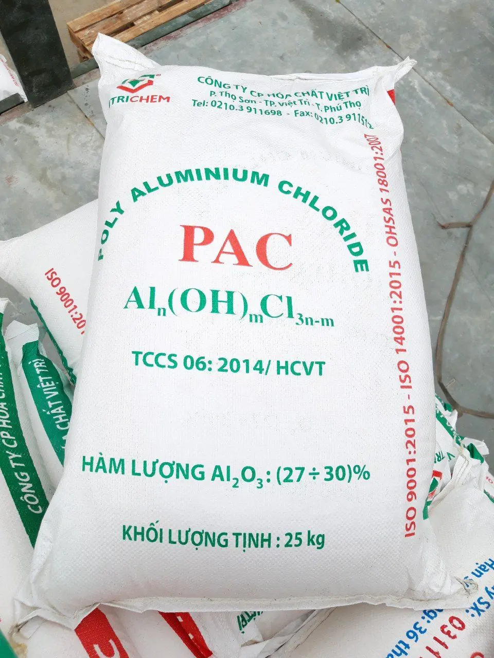 PAC,(Poly Aluminium Chloride)