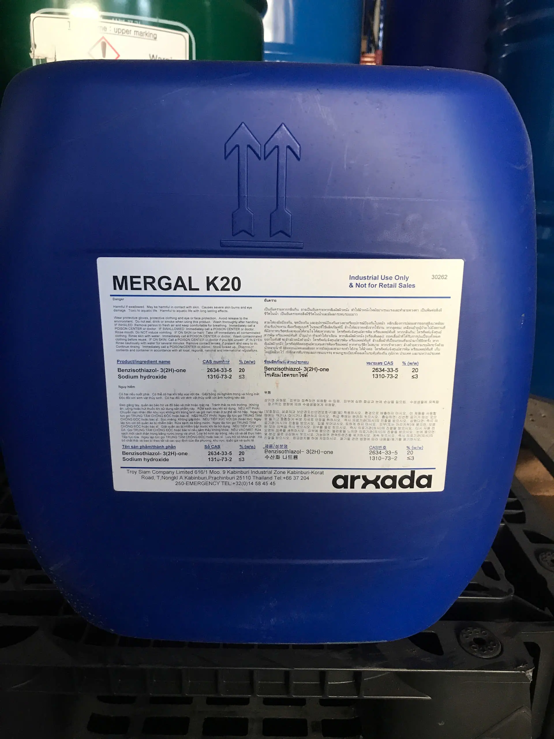 Chất diệt khuẩn, MERGAL k20